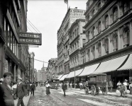 Boston circa  Washington Street north from Temple Place